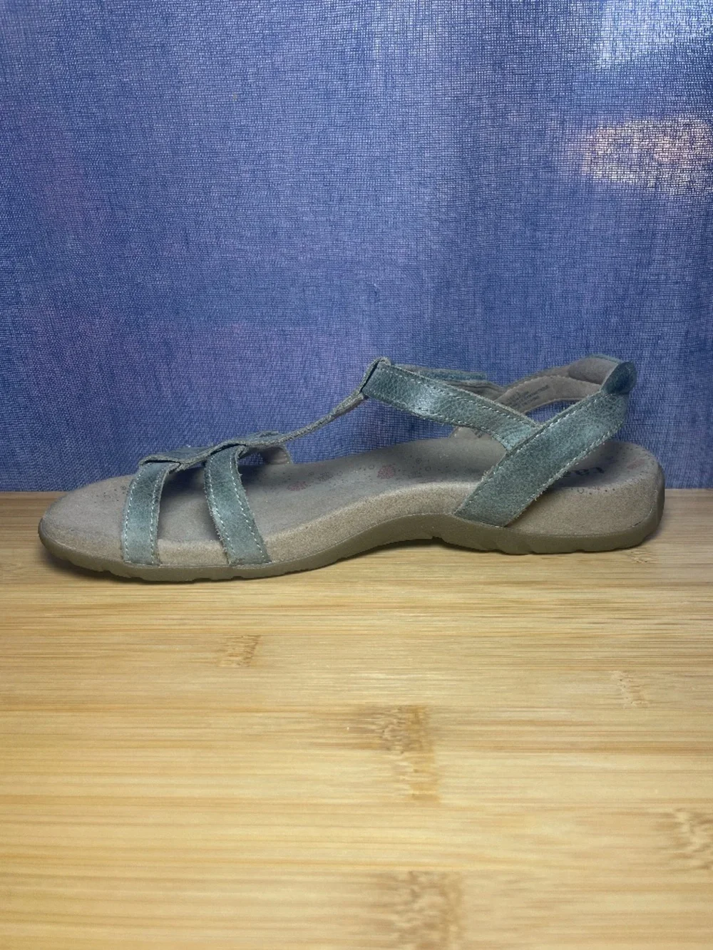 Taos Trophy Green Leather Gladiator Sandals Shoes Sz 8 EU 39 Tro-12020 NICE!